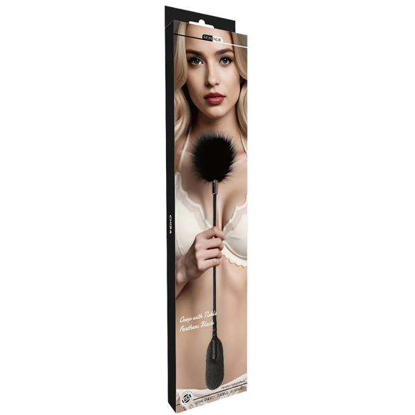 Dual Ended Feather Crop – Sturdy Flexible Feather Tip Black > Bondage Gear > Crops