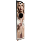 Soft Tickle Feather Dual Ended Firm Core Paddle Crop Burgundy > Bondage Gear > Crops