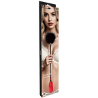 Dual-Ended Tickle Feather Crop With Soft Feather Design And Firm Core Red > Bondage Gear > Crops