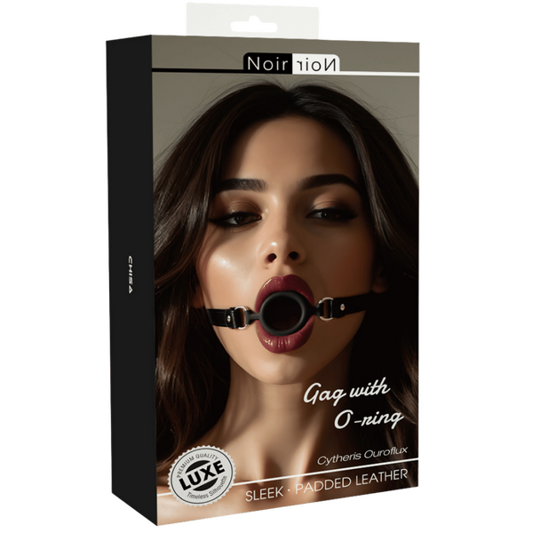 Noir O-Ring Mouth Gag – Breathable Silicone Padded Gag Default Title > Bondage Gear > Gags and Bits