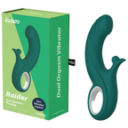 Raider – Waterproof 20.3cm Silicone Thrusting and Vibrating Massager One Size > Vibrators > Ladies > Rabbit Multi