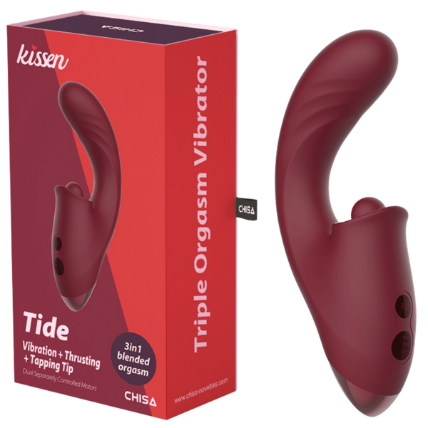 Tide – Waterproof 17.8cm Silicone Vibrator with Multiple Patterns One Size > Vibrators > Ladies > Rabbit
