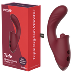 Tide – Waterproof 17.8cm Silicone Vibrator with Multiple Patterns One Size > Vibrators > Ladies > Rabbit