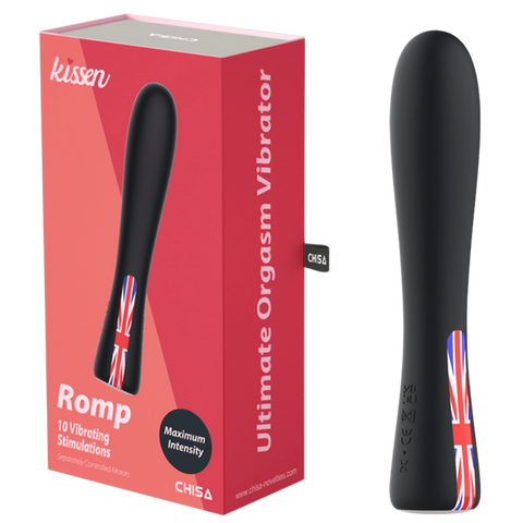 Romp – Waterproof 18cm Silicone Vibrator with 10 Vibration Patterns One Size > Vibrators > Standard Vibrators