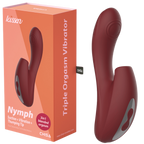 Nymph Silicone Suction Vibrator Waterproof Measuring 18 Cm Length Default Title > Sex Toys For Ladies > Air Pulsation
