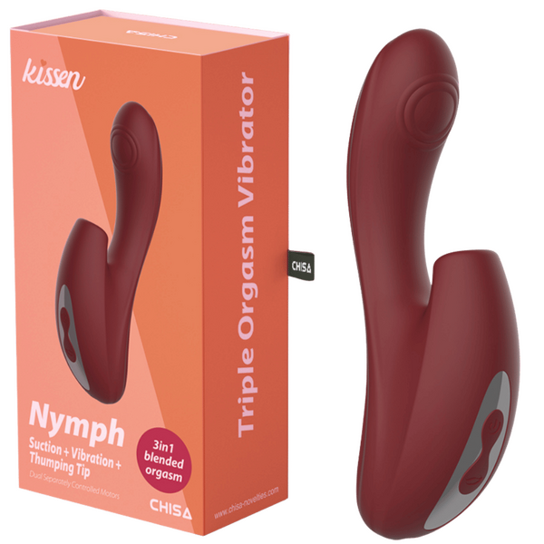 Nymph Silicone Suction Vibrator Waterproof Measuring 18 Cm Length Default Title > Sex Toys For Ladies > Air Pulsation