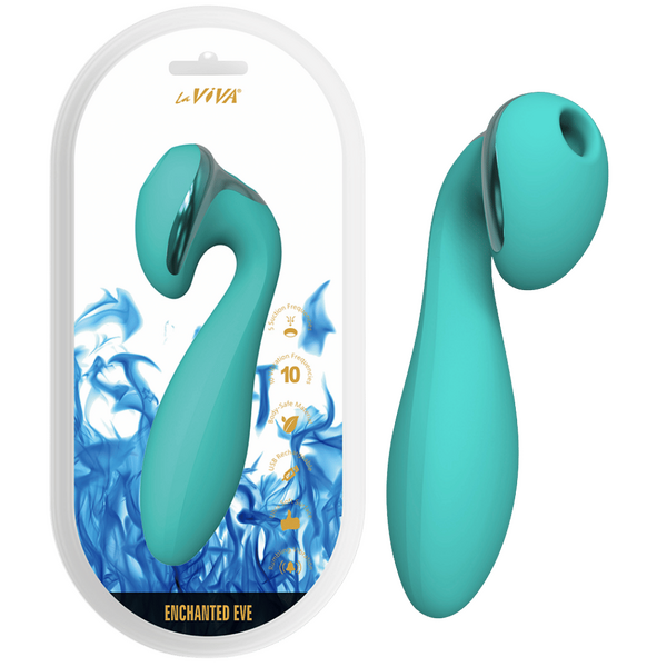 Enchanted Eve Rechargeable – USB Suction Vibrator 10 Vibration Settings Default Title > Sex Toys For Ladies > Air Pulsation