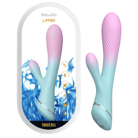 Tinker Bell – Waterproof Rechargeable Vibrator with Dual Motors and 9 Frequencies One Size > Vibrators > Ladies > Rabbit