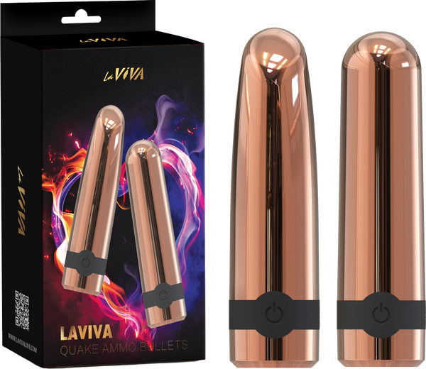 Laviva Quake Ammo Bullets – Luxury Silicone Vibration Bullets One Size > Vibrators > Mini Vibrators