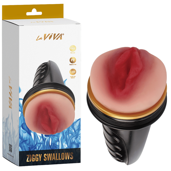 Ziggy Swallows – Realistic T-Skin Soft Snug Lifelike Vagina Masturbator One Size > Sex Toys For Men > Masturbators > Manual