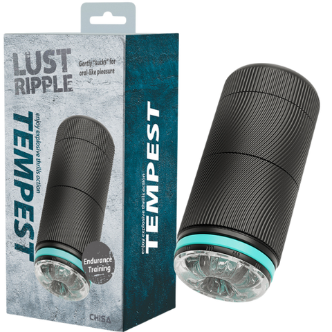 Temptest – Durable Minimalistic Mens Masturbator & Endurance Trainer Black > Sex Toys For Men > Masturbators > Vibrating