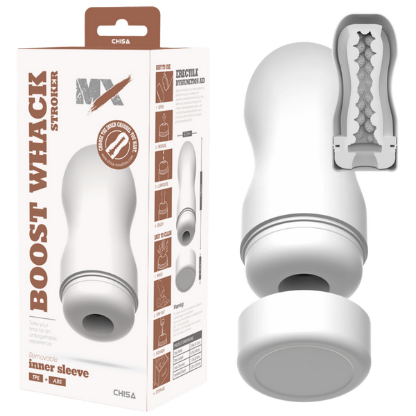 Boost Whack Stroker – Super-Soft 16cm TPE and ABS Male Stroker One Size > Sex Toys For Men > Masturbators Cup