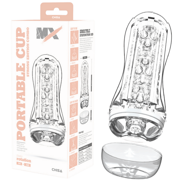 Portable Cup Strong Edition Combo – Super Soft Sucking Device 21cm One Size > Sex Toys For Men > Masturbators Cup