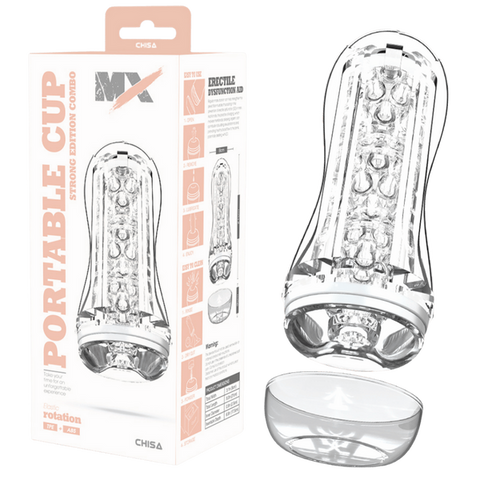 Portable Cup Strong Edition Combo – Super Soft Sucking Device 21cm One Size > Sex Toys For Men > Masturbators Cup