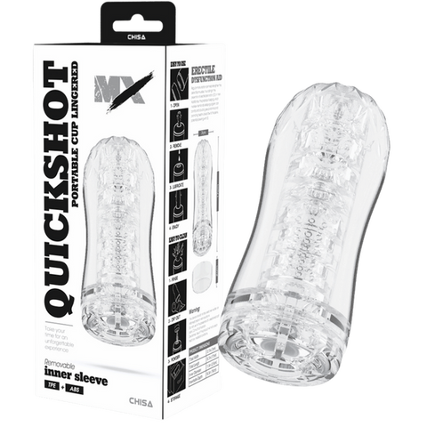 Quickshot Portable Cup – 17cm Super-Soft Sucking Male Stroker One Size > Sex Toys For Men > Masturbators Cup