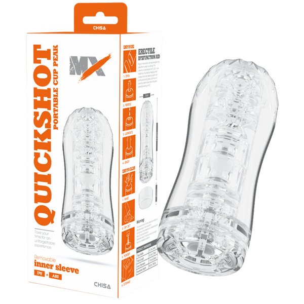 Quickshot Portable Cup Peak – Super-Soft 17cm Male Masturbator Sleeve Secondary image