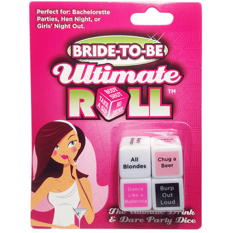 Bride to Be Ultimate Roll - Dice Game One Size > Novelties > Bachelor & Bachelorette Items