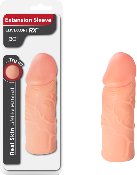 Extension Sleeve 6 Inch – Real Skin Lifelike Material Sleeve One Size > Sex Toys For Men > Penis Sleeves