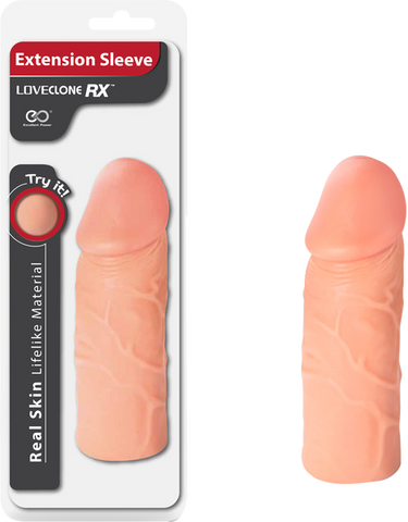 Extension Sleeve 6 Inch – Real Skin Lifelike Material Sleeve One Size > Sex Toys For Men > Penis Sleeves