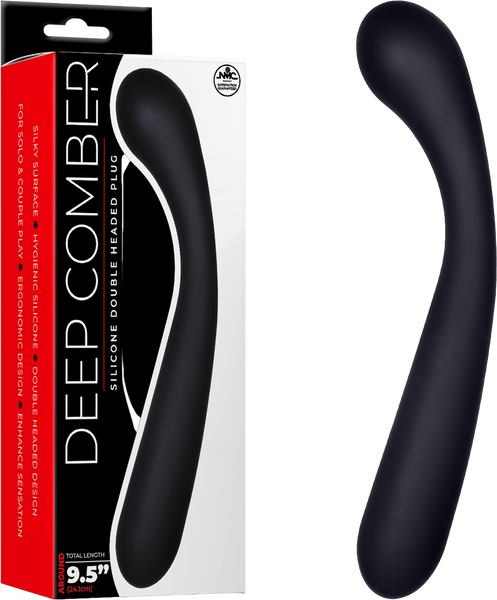Deep Comber – Double Headed Ergonomic Silicone Vibrator 9.5 Inch Length One Size > Vibrators > Standard Vibrators