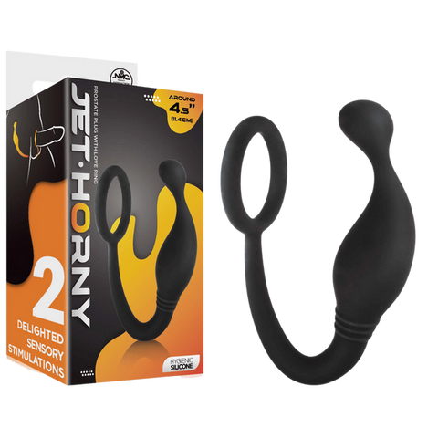 Prostate Plug With Love Ring – Hygienic Silicone 4.5 Inch Prostate Plug One Size > Anal Range > Prostate Plugs