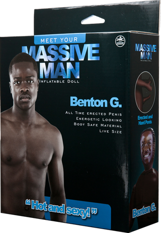 Massive Man Brenton G PVC Doll 1.54 Meters Inflatable Male Doll Default Title > Sex Toys > Sex Dolls > Novelty Inflatables