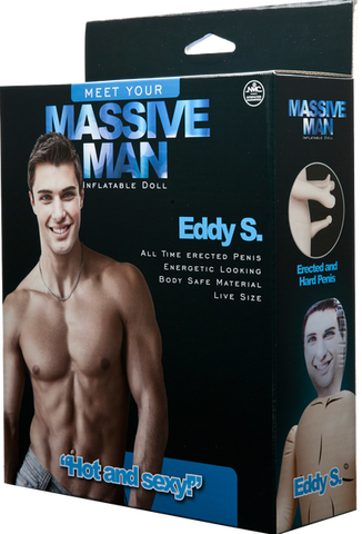 Excellent Power Massive Man Eddy S – Inflatable Doll with 7 Inch Erect Penis Default Title > Sex Toys > Sex Dolls > Novelty Inflatables
