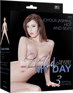 Joyous Jasmine – Body-Safe PVC Love Doll with Three Love Holes and Large Breasts One Size > Sex Toys > Sex Dolls > Novelty Inflatables