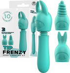 Tip Frenzy – Rechargeable Splash Proof Flexible Shaft Vibrator with 10 Rhythms Green > Vibrators > Mini Vibrators