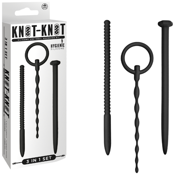Silicone Urethral Sounding Kit Nail Edition – Body-Safe Silicone Urethral Sounding Kit One Size > Sex Toys For Men > Sounding Rods