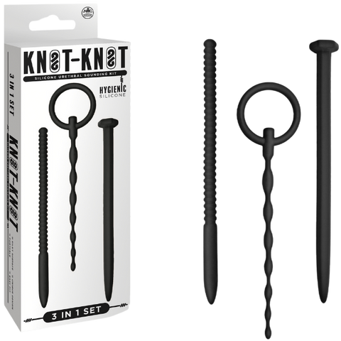 Silicone Urethral Sounding Kit Nail Edition – Body-Safe Silicone Urethral Sounding Kit One Size > Sex Toys For Men > Sounding Rods