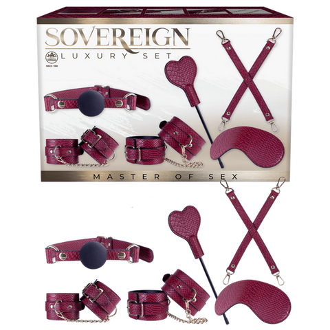 Sovereign Luxury Bondage Set – Luxury Bondage Kit Red > Bondage Gear > Bondage Kits