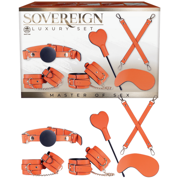 Sovereign Luxury Bondage Set – Luxury Bondage Kit Orange > Bondage Gear > Bondage Kits
