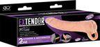 Extendor Two in One 9 Inch Realistic Flesh Penis Extender and Masturbator > Sex Toys For Men > Penis Sleeves