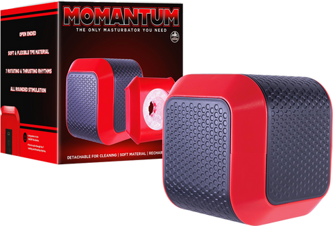 The Cube (Red & Black) One Size > Sex Toys For Men > Masturbators > Vibrating