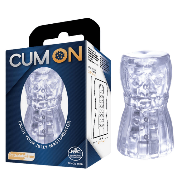 Pocket Jelly Masturbator – 3.3 Inch Soft Flexible Masturbator Clear > Sex Toys For Men > Masturbators Cup