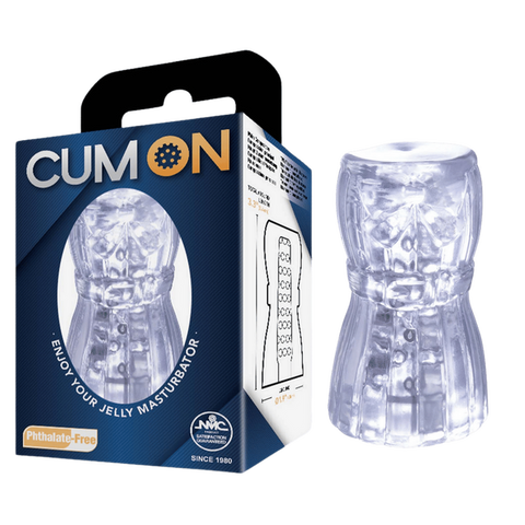 Pocket Jelly Masturbator – 3.3 Inch Soft Flexible Masturbator Clear > Sex Toys For Men > Masturbators Cup