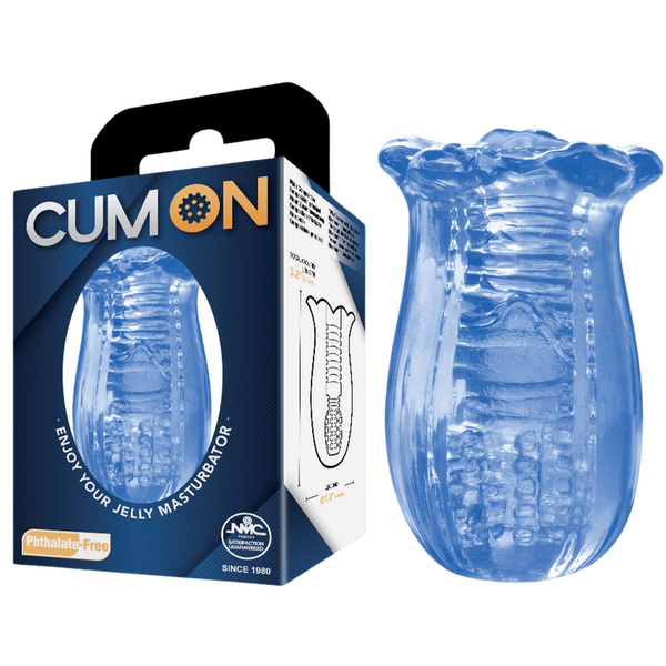 Pocket Jelly Masturbator – 3.2 Inch Soft Flexible Male Masturbator Blue > Sex Toys For Men > Masturbators Cup