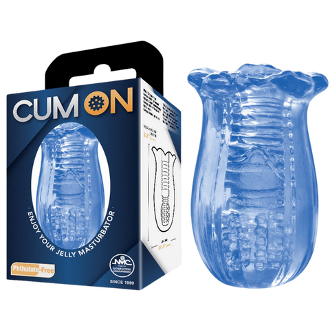 Pocket Jelly Masturbator – 3.2 Inch Soft Flexible Male Masturbator Blue > Sex Toys For Men > Masturbators Cup