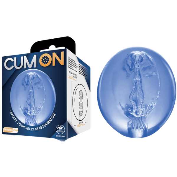 Pocket Jelly Masturbator – Soft 3.5 Inch Flexible Male Masturbator Blue > Sex Toys For Men > Masturbators Cup