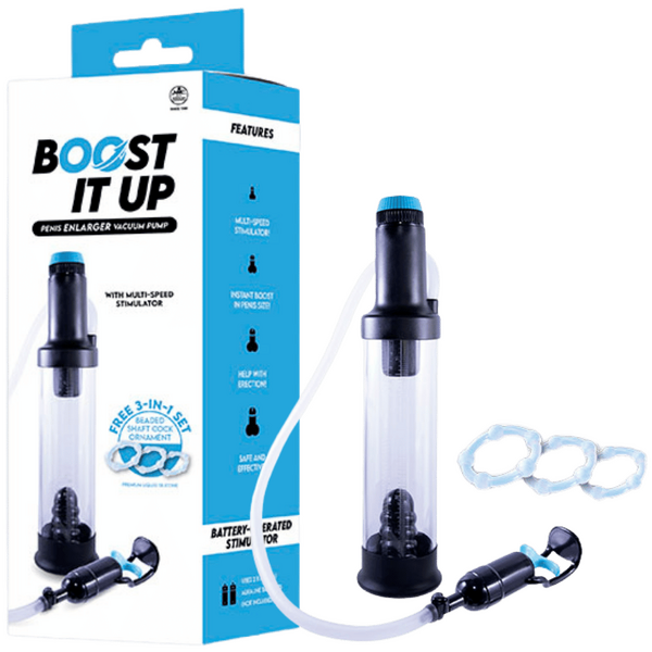 Boost Penis Enlarger Vacuum Pump - Multi Speed One Size > Pumps > Penis Pumps
