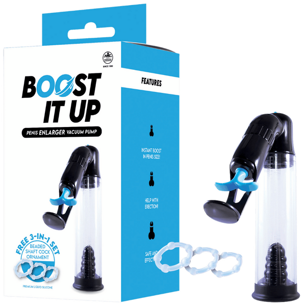 Boost Penis Enlarger Vacuum Pump One Size > Pumps > Penis Pumps
