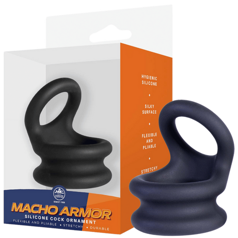 Silicone Cock Ring Large – Stretchy Durable Silicone Penis Ring Black > Cock Ring > Sling