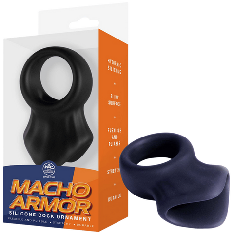 Silicone Cock and Ball Ring – Flexible Durable Hygienic Silicone Ring Black > Cock Ring > Sling