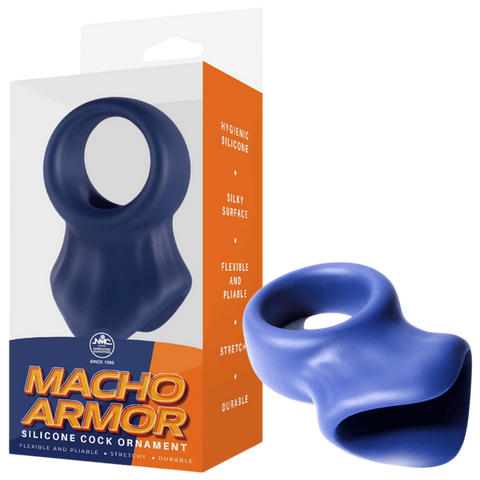 Silicone Cock and Ball Ring – Flexible Durable Hygienic Silicone Ring Blue > Cock Ring > Sling