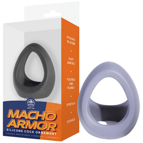 Silicone Cock and Ball Ring – Stretchy Durable Silicone Penis and Ball Ring Grey > Cock Ring > Sling