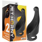 Cock Ring with Ball Strap and Clit Stimulator – Strap-On Cock Ring One Size > Sex Toys > Couples Toys