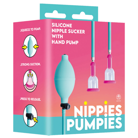 Nippies Pumpies Silicone Nipple Sucker – 51.6cm Hose Nipple Pump > Sex Toys > Nipple Suckers