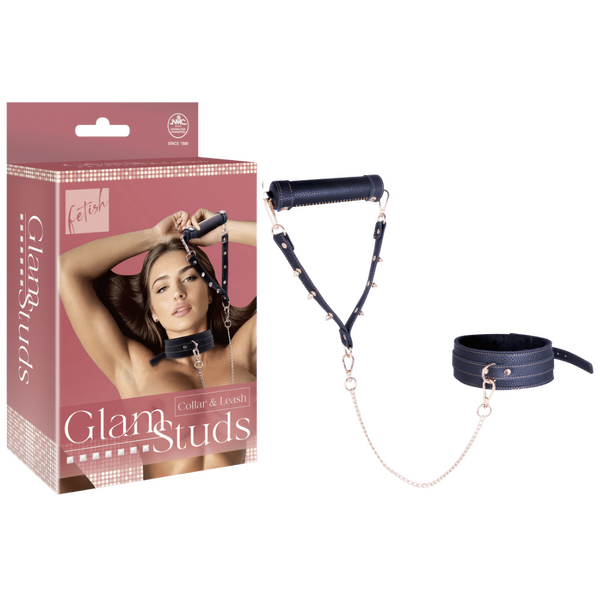 Metal Chain Collar And Leash With Soft Fluffy Inner 16 Inch Secondary image