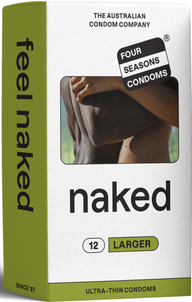 Four Seasons Naked Larger Condom 12 Pack > Essentials > Condoms
